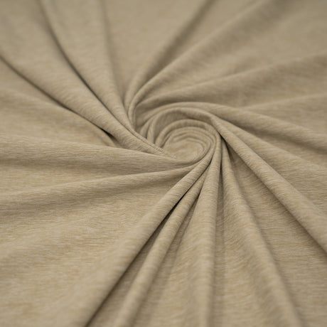 EcoDelish Double Peached Melange Spandex Fabric - Melange, 57" Width, 4-Way Stretch (1 Yard)