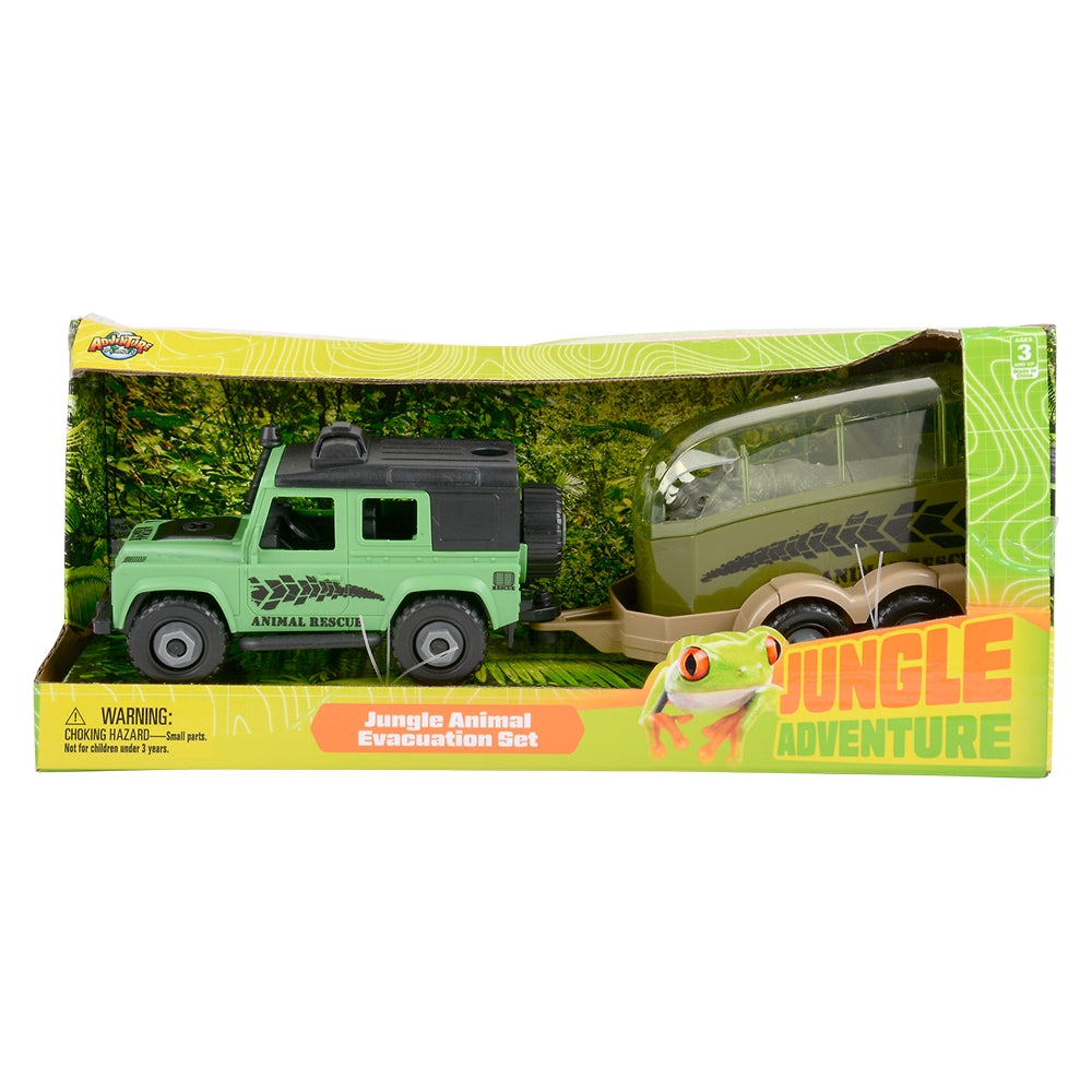 Jungle Rover Rhino Animal Evacuation Set