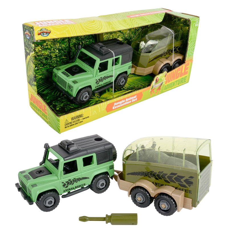 Jungle Rover Rhino Animal Evacuation Set