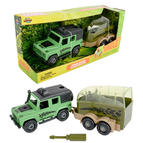 Jungle Rover Rhino Animal Evacuation Set