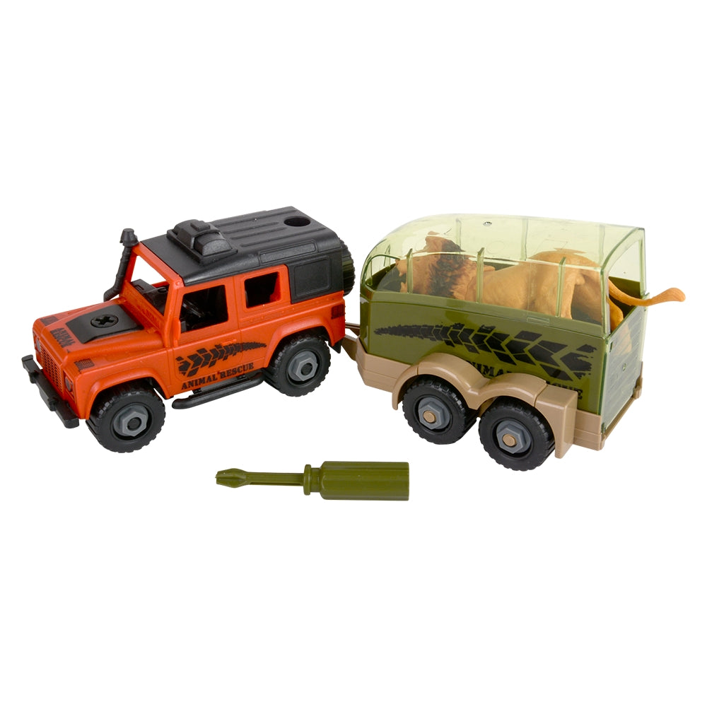 Safari Rover Lion Animal Evacuation Set