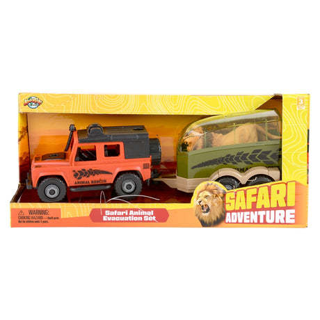Safari Rover Lion Animal Evacuation Set