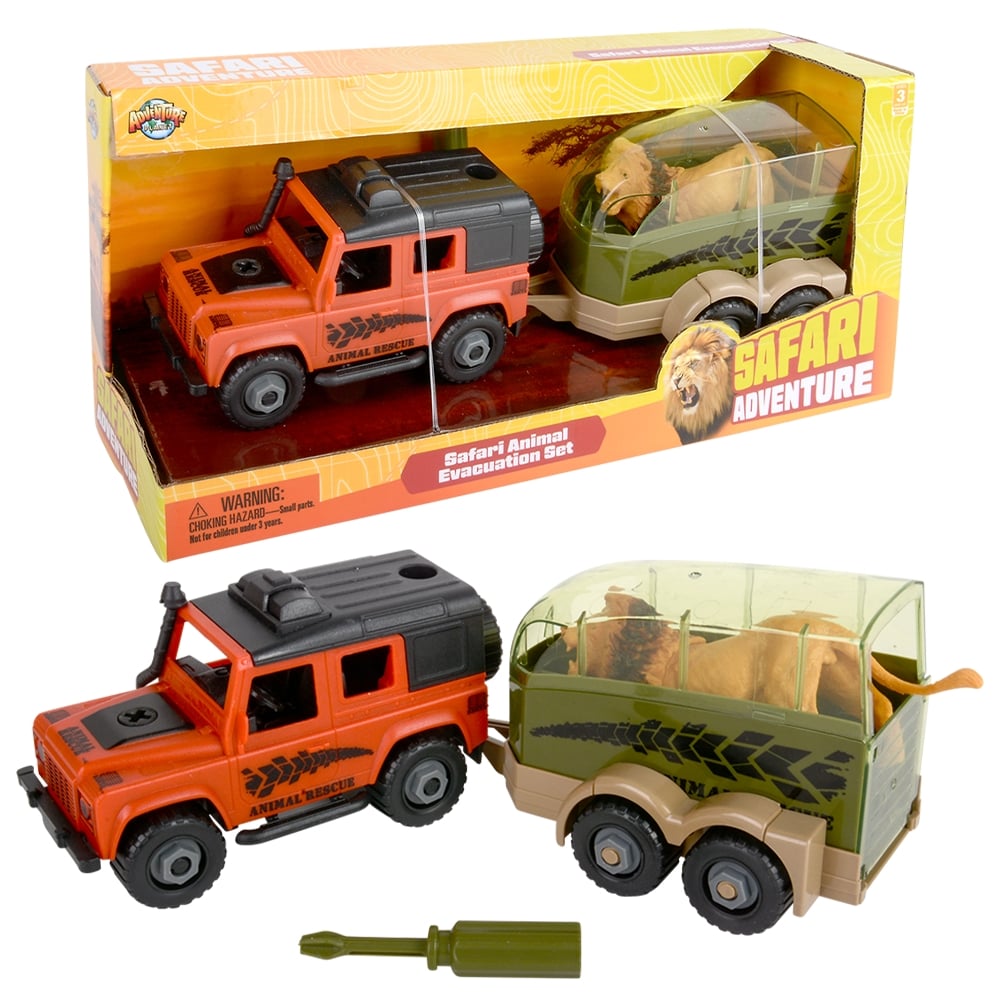 Safari Rover Lion Animal Evacuation Set