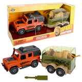 Safari Rover Lion Animal Evacuation Set