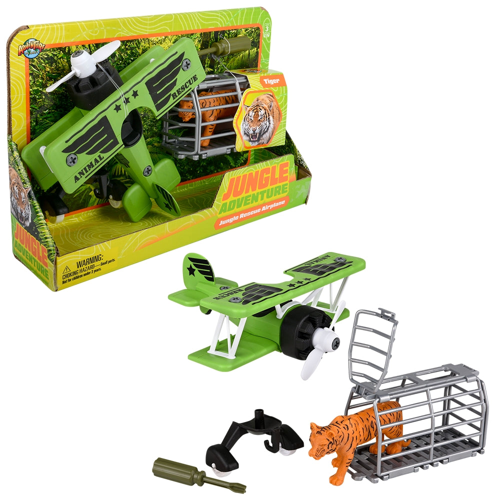 Jungle Plane Tiger Playset (1 PC)