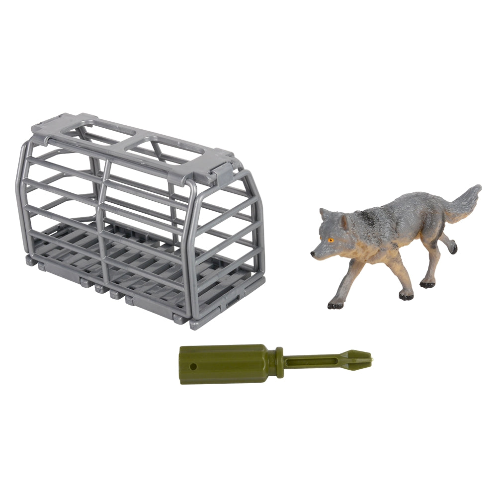 Animal Evacuation Plane Wolf Playset (1 PC)