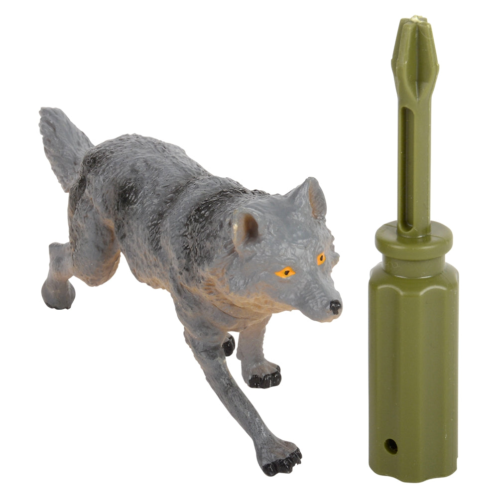 Animal Evacuation Plane Wolf Playset (1 PC)