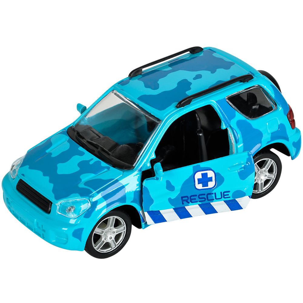 Aquatic Die-Cast 4 X 4 Rover And Jet Ski