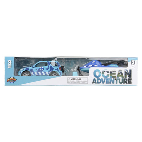 Aquatic Die-Cast 4 X 4 Rover And Jet Ski