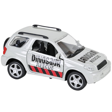 Dinosaur Die-Cast Rover and Helicopter Set