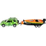 Die-Cast Jungle Rover and Speedboat Set