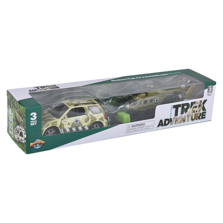 Die-Cast Rover and Helicopter Set (1 PC)