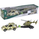 Die-Cast Rover and Helicopter Set (1 PC)