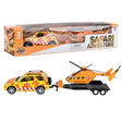 Safari Die-Cast Rover and Helicopter Set