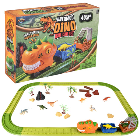 Dinosaur Rail Car Set