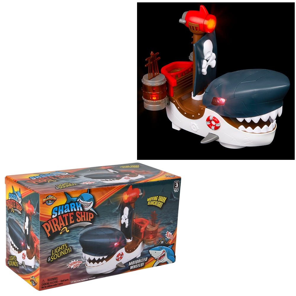 Shark Pirate Boat with Lights and Sound