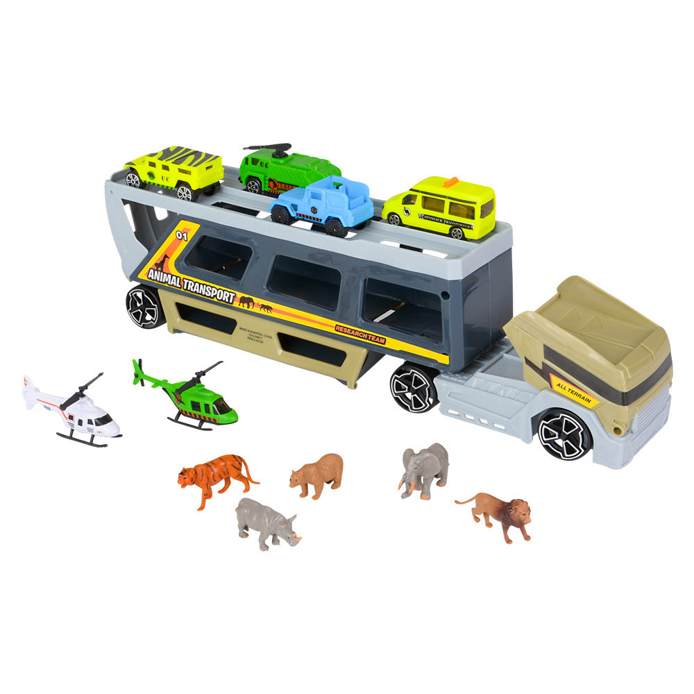 Car Transporter With Animals