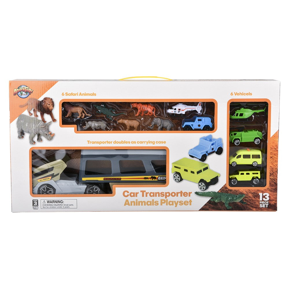 Car Transporter With Animals