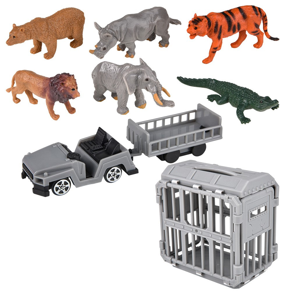 Veterinarian Playset Zoo Mobile Veterinarian Set