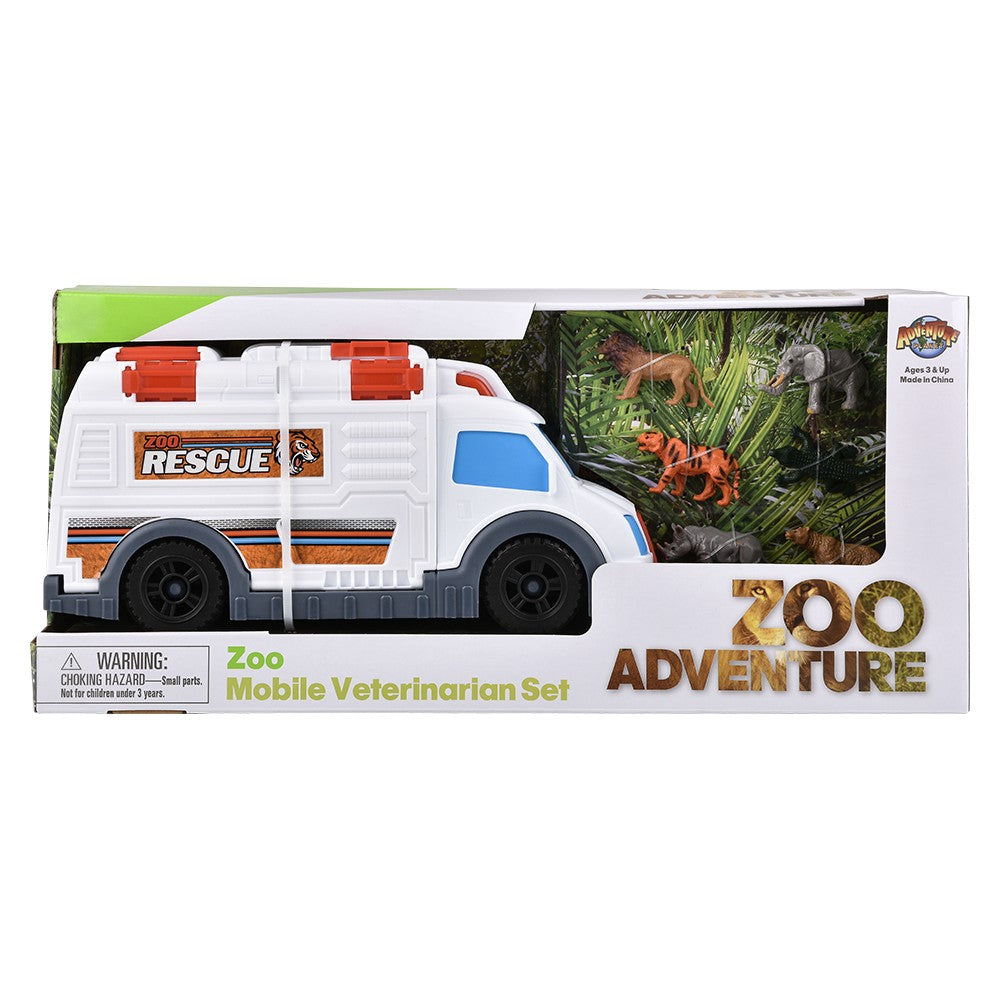 Veterinarian Playset Zoo Mobile Veterinarian Set