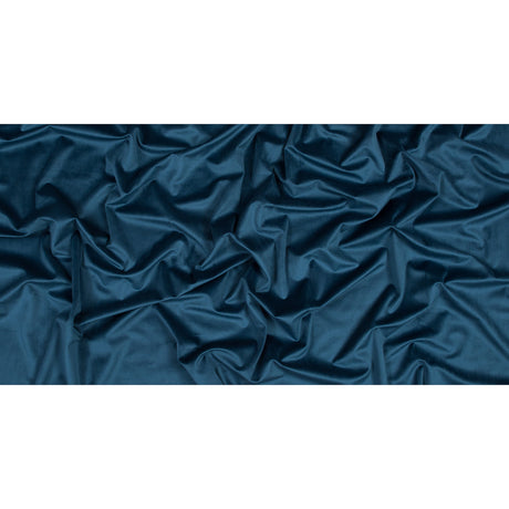 Ultra Soft Polyester Velvet - Navy - British Imported