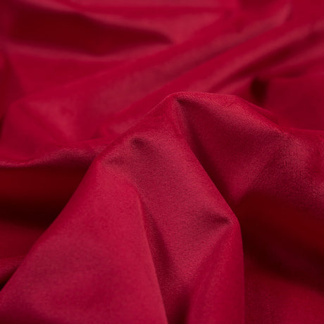 Ultra Soft Polyester Velvet - Scarlet - British Imported