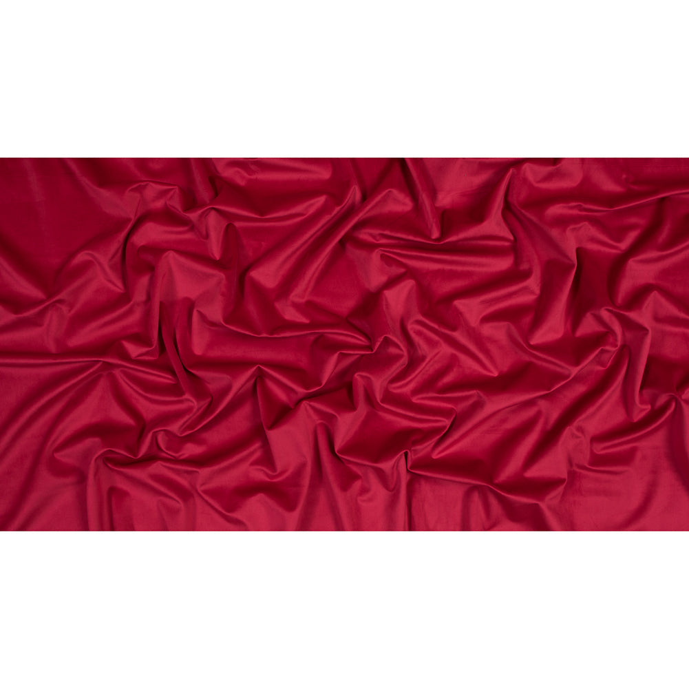 Ultra Soft Polyester Velvet - Scarlet - British Imported