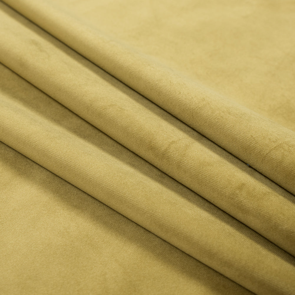 Ultra Soft Polyester Velvet - Lime - British Imported