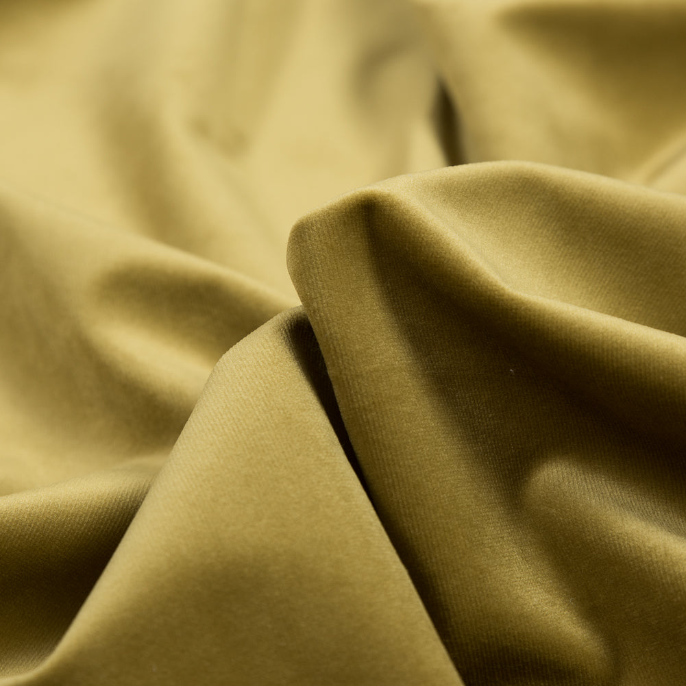 Ultra Soft Polyester Velvet - Lime - British Imported
