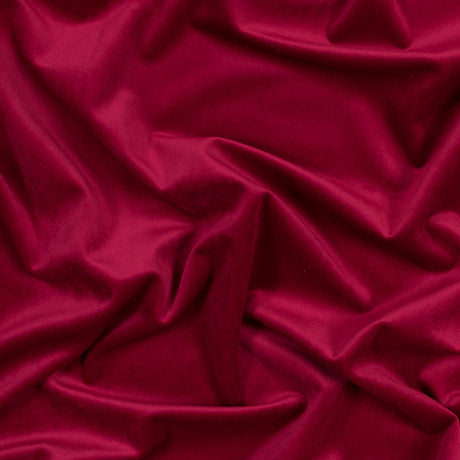 Ultra Soft Polyester Velvet - Wine - British Imported