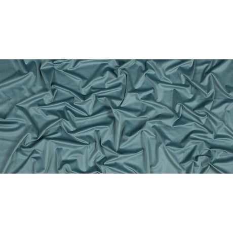 Ultra Soft Polyester Velvet - Aqua - British Imported