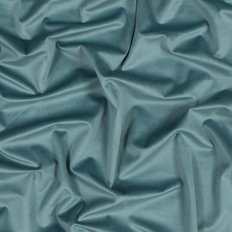 Ultra Soft Polyester Velvet - Aqua - British Imported
