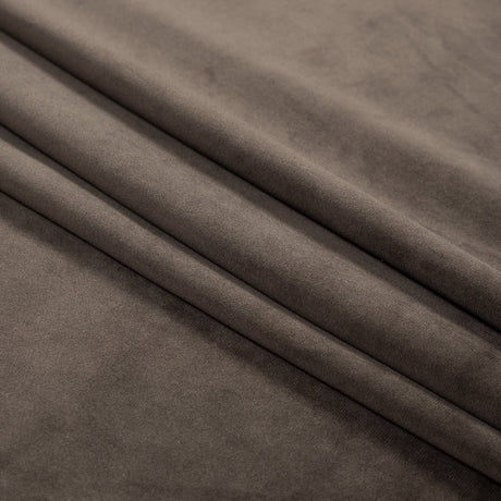 Ultra Soft Polyester Velvet - Bark - British Imported
