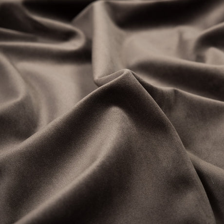Ultra Soft Polyester Velvet - Bark - British Imported