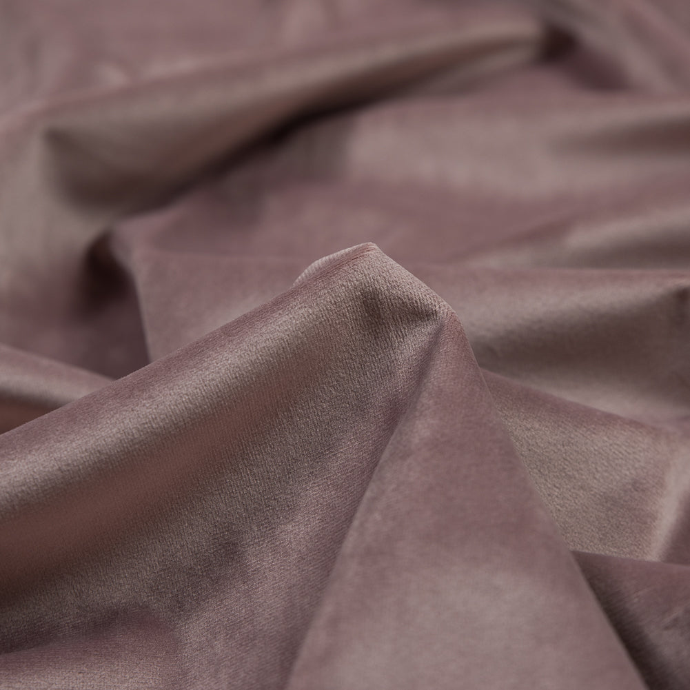 Ultra Soft Polyester Velvet - Heather - British Imported