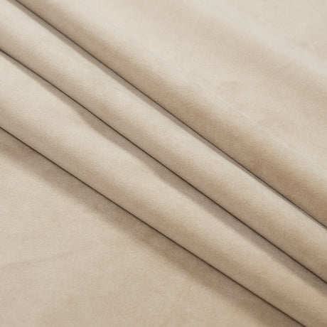 Ultra Soft Polyester Velvet - Latte - British Imported