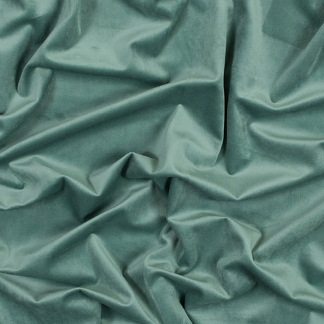 Ultra Soft Polyester Velvet - Seafoam - British Imported