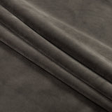 Ultra Soft Polyester Velvet - Gunmetal - British Imported
