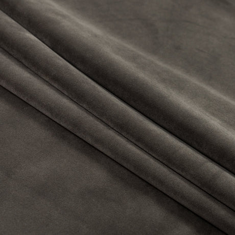 Ultra Soft Polyester Velvet - Gunmetal - British Imported