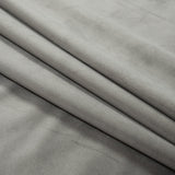 Ultra Soft Polyester Velvet - Gray - British Imported