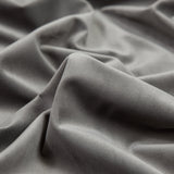 Ultra Soft Polyester Velvet - Gray - British Imported