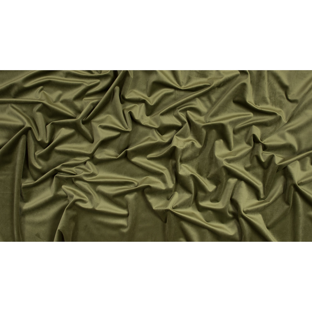 Ultra Soft Polyester Velvet - Fern - British Imported