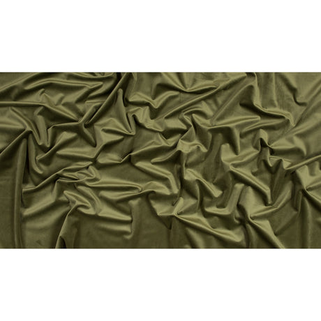Ultra Soft Polyester Velvet - Fern - British Imported