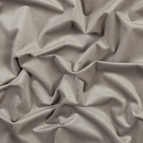 Ultra Soft Polyester Velvet - Fog - British Imported