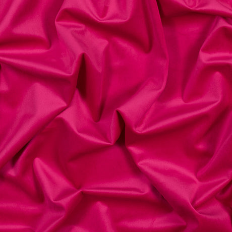 Ultra Soft Polyester Velvet - Fuchsia - British Imported