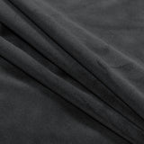 Ultra Soft Polyester Velvet - Noir - British Imported