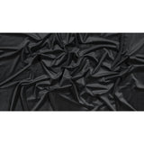 Ultra Soft Polyester Velvet - Noir - British Imported