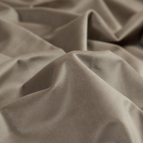 Ultra Soft Polyester Velvet - Otter - British Imported