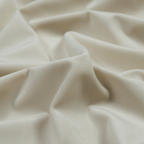 Ultra Soft Polyester Velvet - Oyster - British Imported
