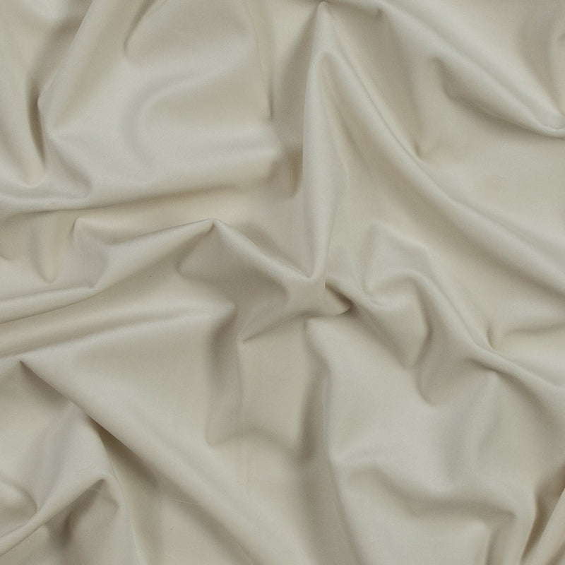 Ultra Soft Polyester Velvet - Oyster - British Imported